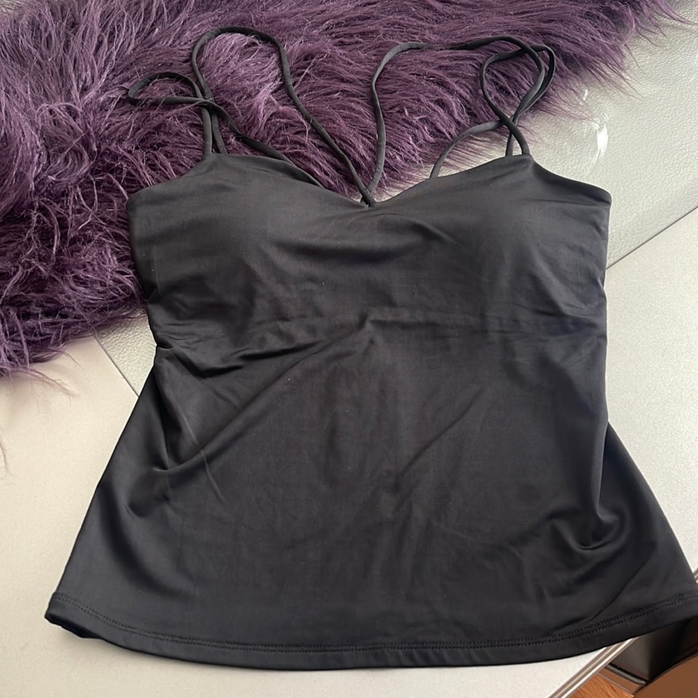 Express Front Cross Cross Body Contour Tank Top - Size Small - NWT!